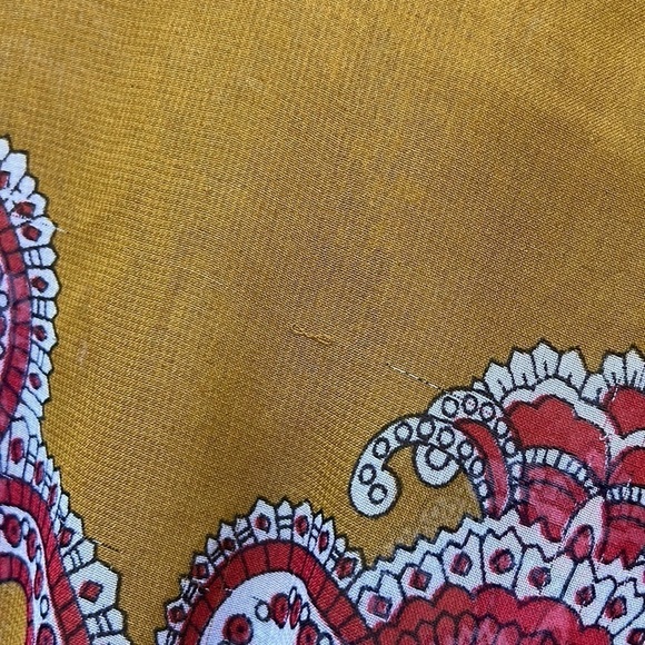 Andrew Charles sheer paisley trapeze relaxed bohemian blouse sheer medium - Picture 8 of 8